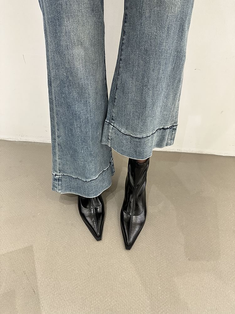 Sample Pointy Stiletto Heel Short Boots