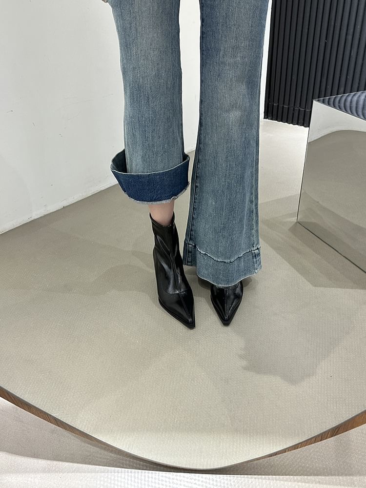 Sample Pointy Stiletto Heel Short Boots