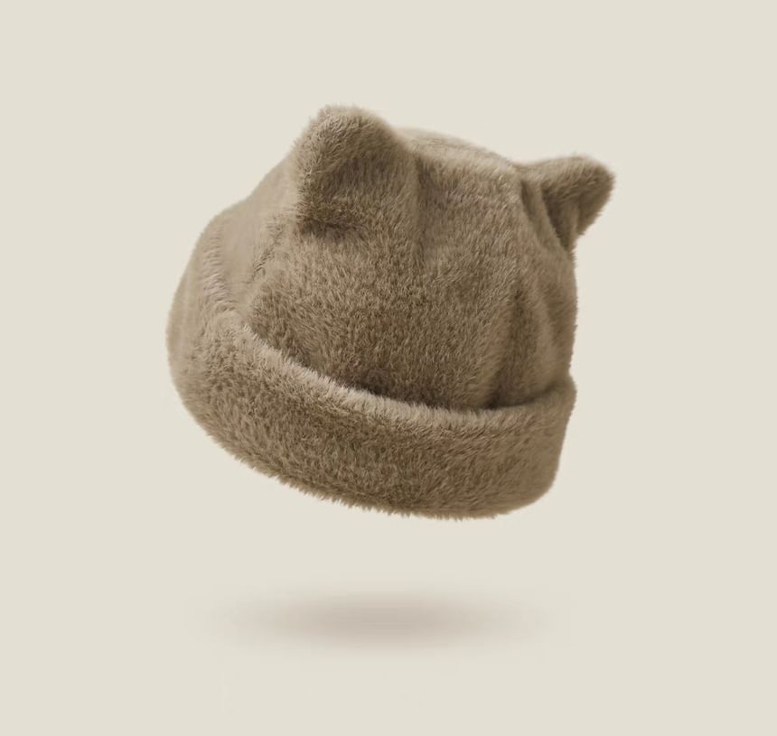 Fluffy Plain Hat Ear