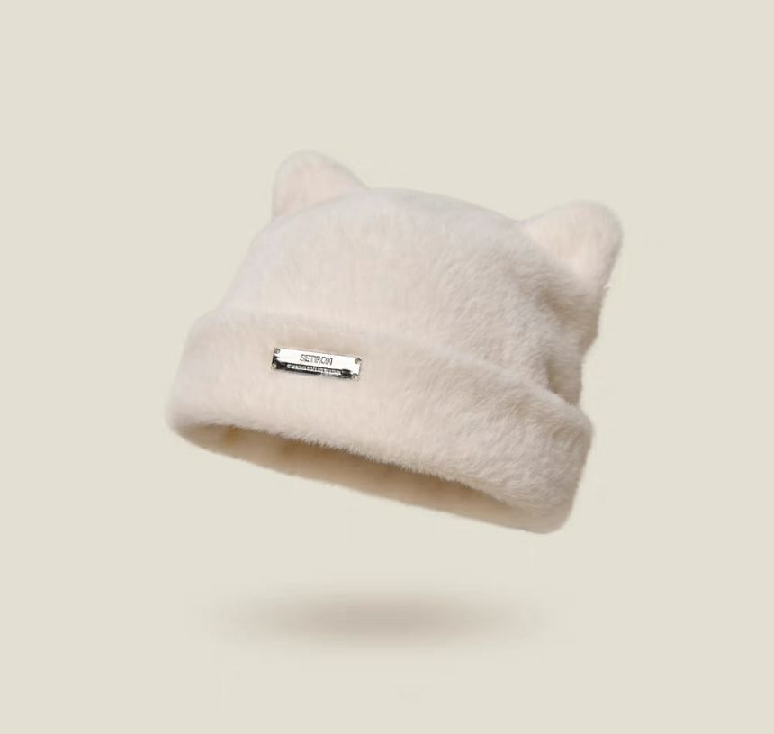 Fluffy Plain Hat Ear