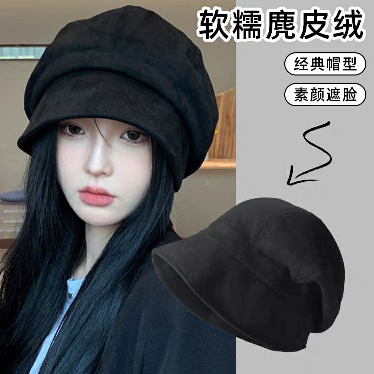 Newsboy Plain Cap Cotton