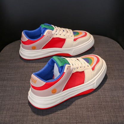 Sample Color Block Platform Sneakers