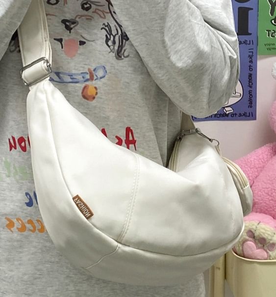 Coin Plain Pouch Purse With Zipper Crossbody