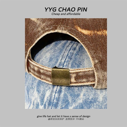 Tie Dye Cap Baseball Distressed