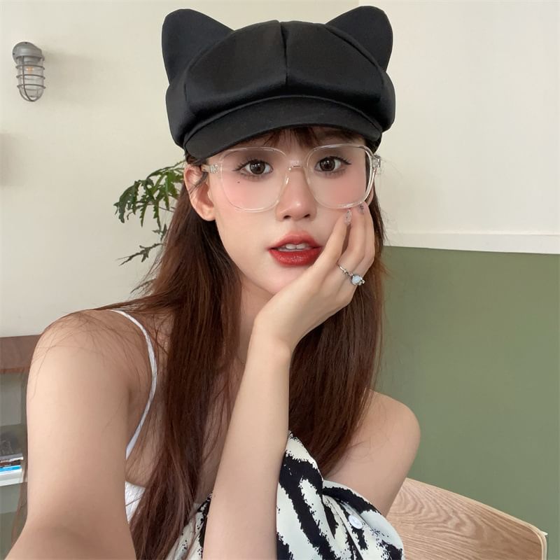 Cat Newsboy Cap Ear