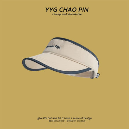 Sun Embroidered Letter Visor