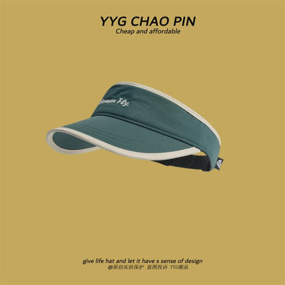 Sun Embroidered Letter Visor
