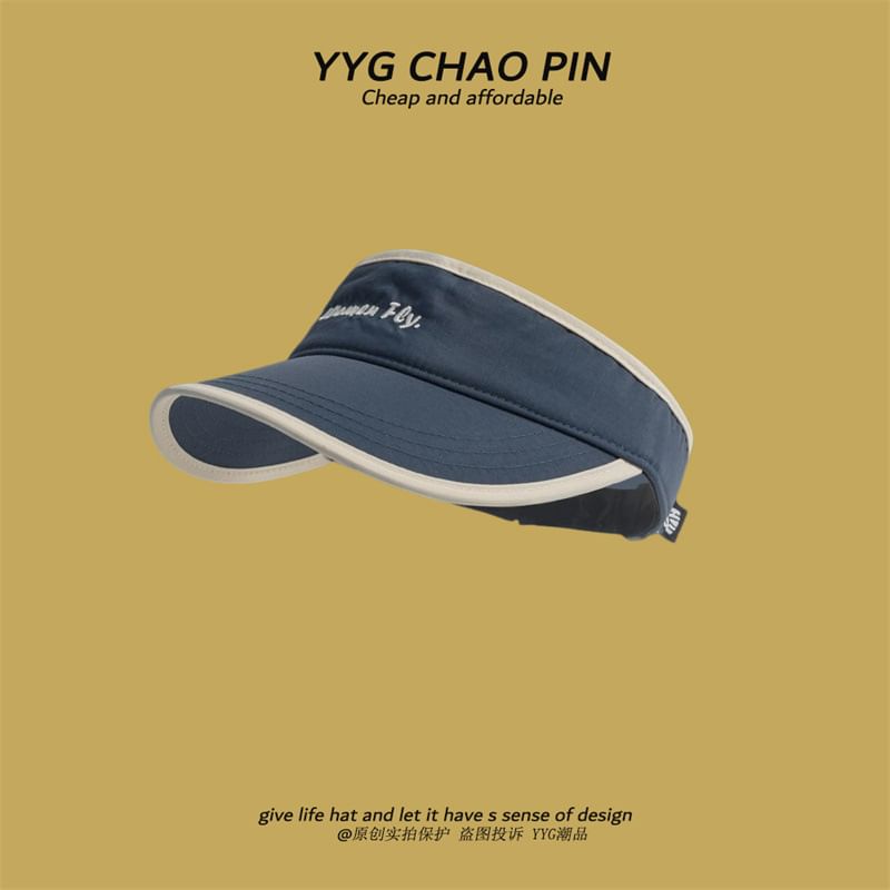 Sun Embroidered Letter Visor