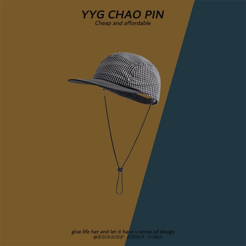 Baseball Cap Plaid
