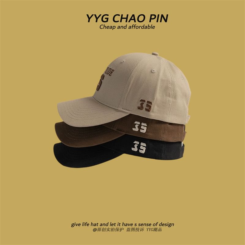 Baseball Cap Letter Embroidered