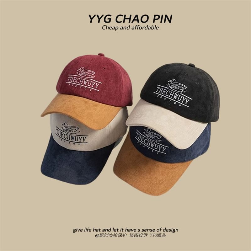 Cap Baseball Embroidered Letter
