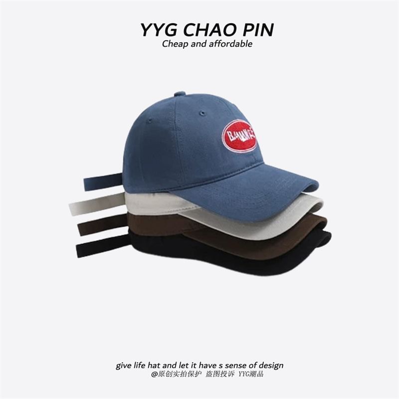 Embroidered Baseball Letter Cap