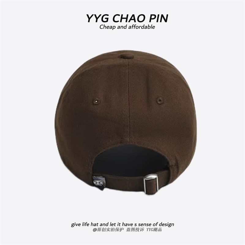 Embroidered Baseball Letter Cap
