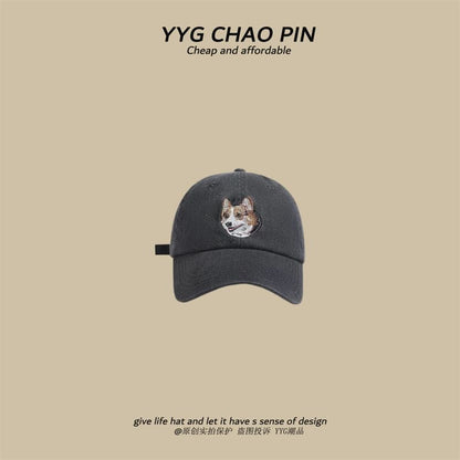 Dog Cap Baseball Embroidered