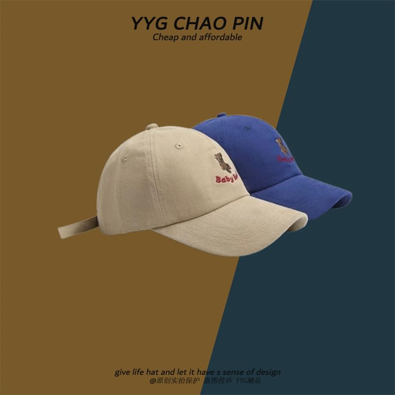 Cap Bear Embroidered Baseball