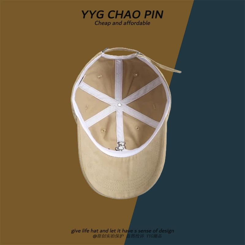 Cap Bear Embroidered Baseball