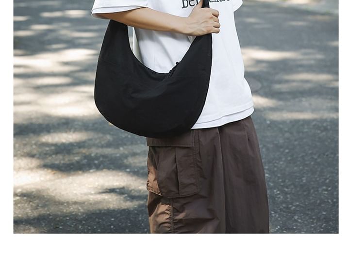 Crossbody Bag Plain Nylon