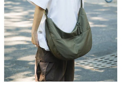 Crossbody Bag Plain Nylon