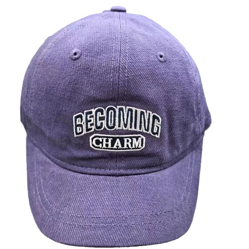 Baseball Cap Embroidered Lettering