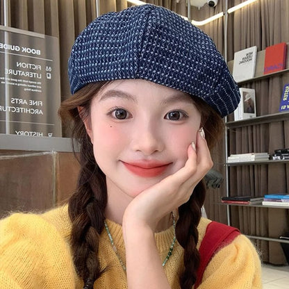 Beret Newsboy / Denim Cap