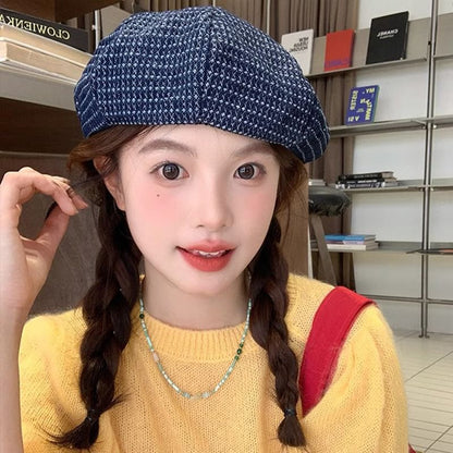 Beret Newsboy / Denim Cap
