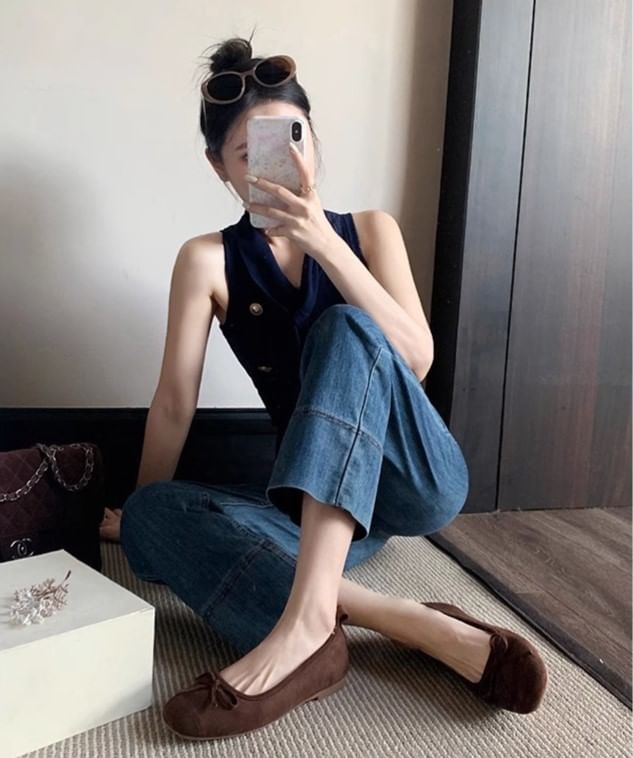 Square Flats Bow Toe