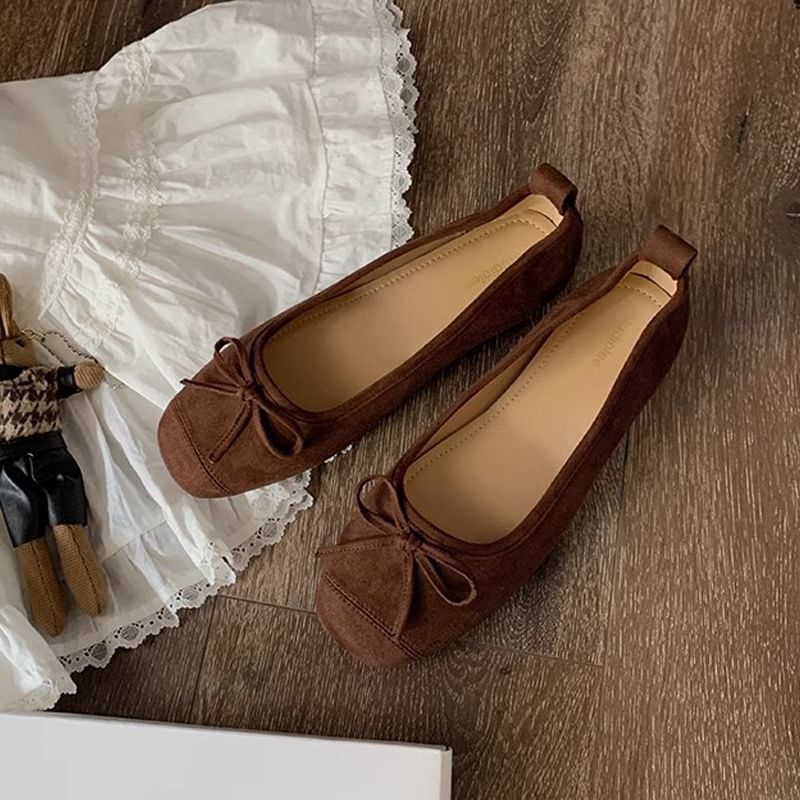 Square Flats Bow Toe