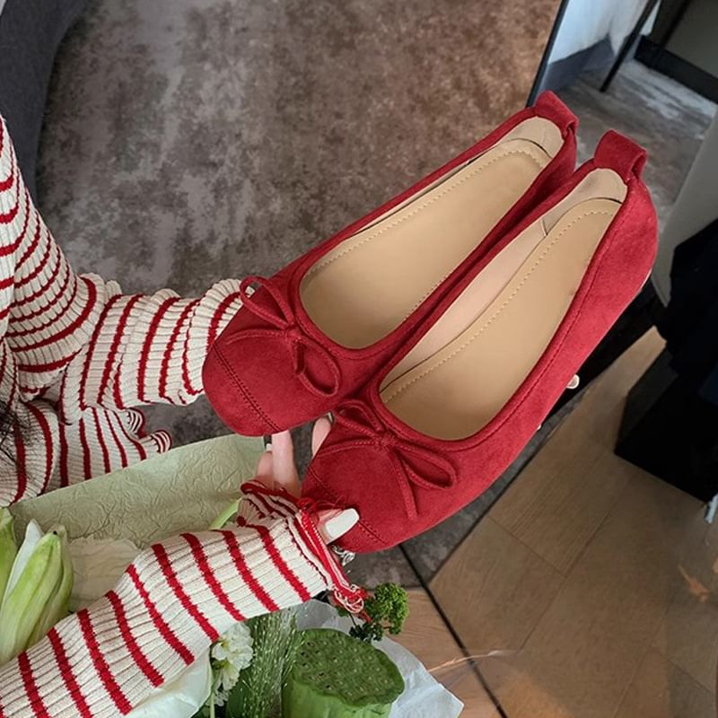 Square Flats Bow Toe