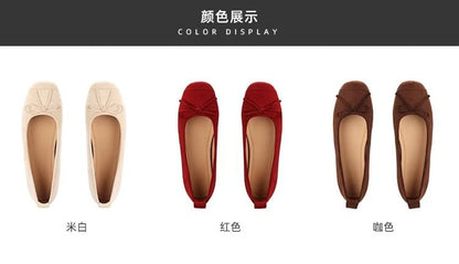 Square Flats Bow Toe