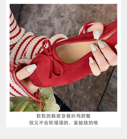Square Flats Bow Toe