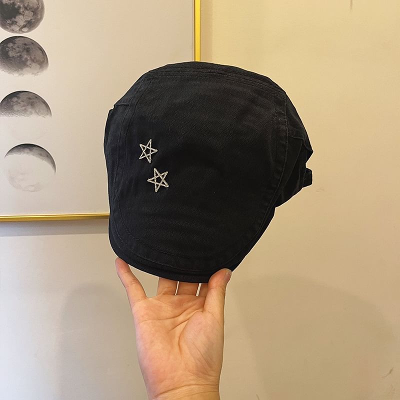 Flat Cap Studded Star