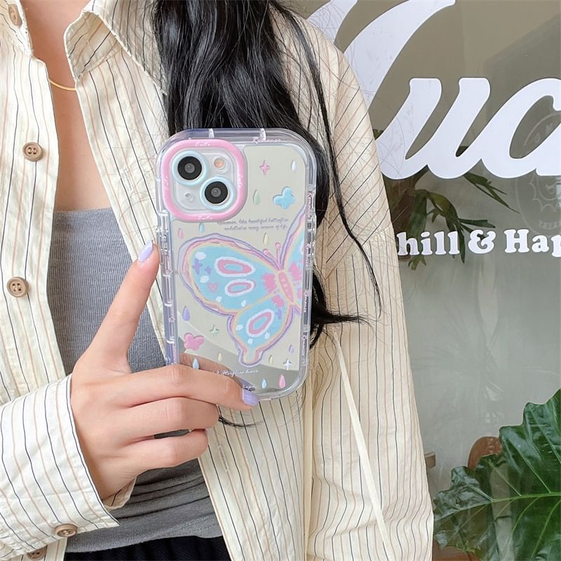 Phone Butterfly Case Mirrored Print