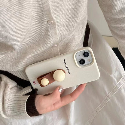 Phone Finger Case Strap Beaded