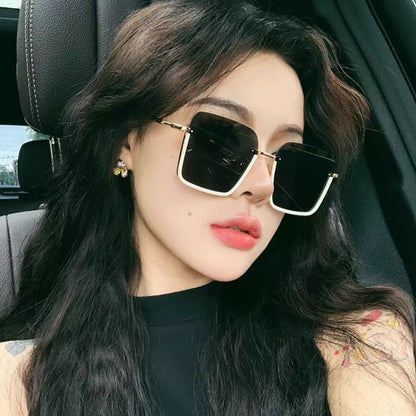 SampleSquare Half Frame Sunglasses
