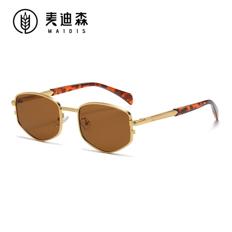 Sample Geometric Metal Frame Sunglasses