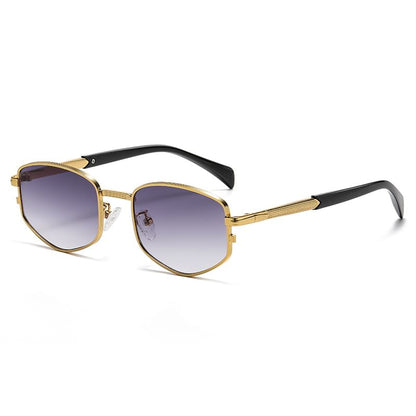 Sample Geometric Metal Frame Sunglasses