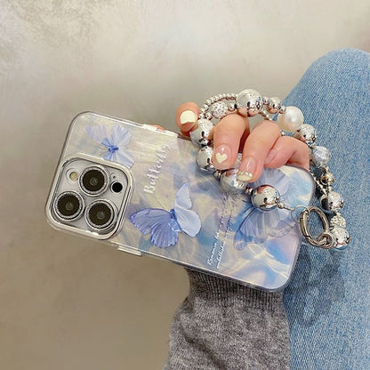 / Strap Butterfly Case Set Phone