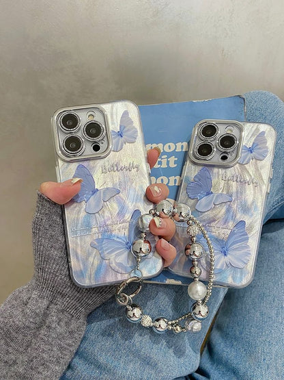 / Strap Butterfly Case Set Phone