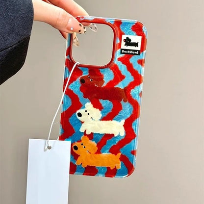Set Phone Dog Strap / Case