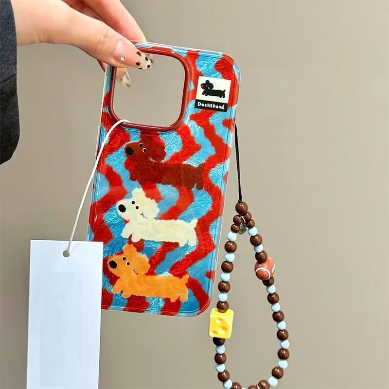 Set Phone Dog Strap / Case