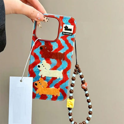 Set Phone Dog Strap / Case