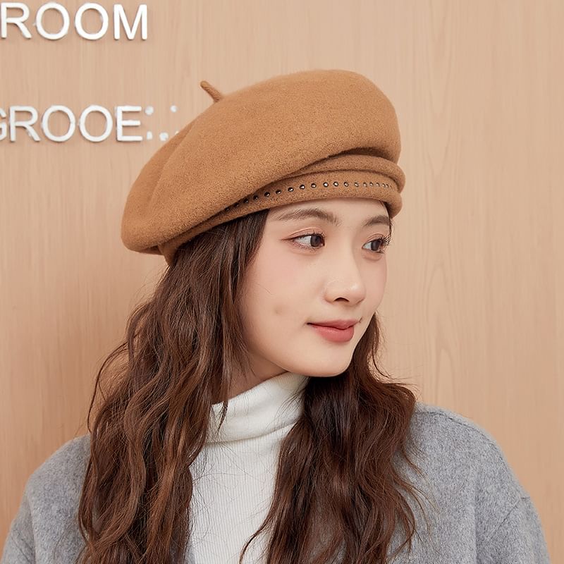 Beret Hat Studded