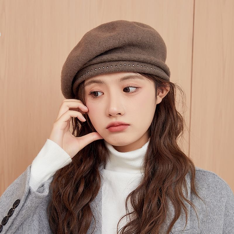 Beret Hat Studded