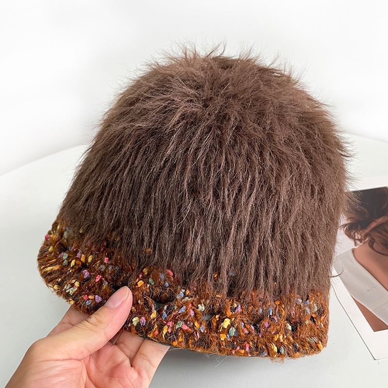 Melange Knit Beanie