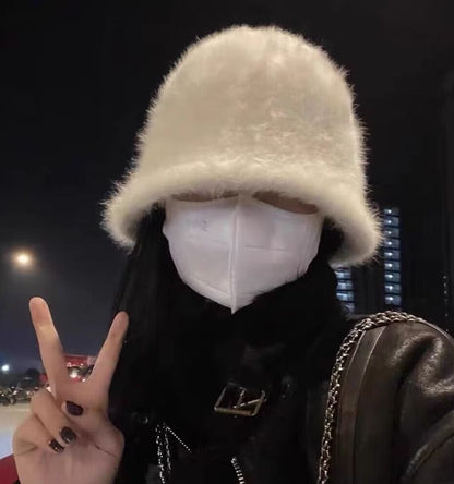 Bucket Hat Fluffy Plain