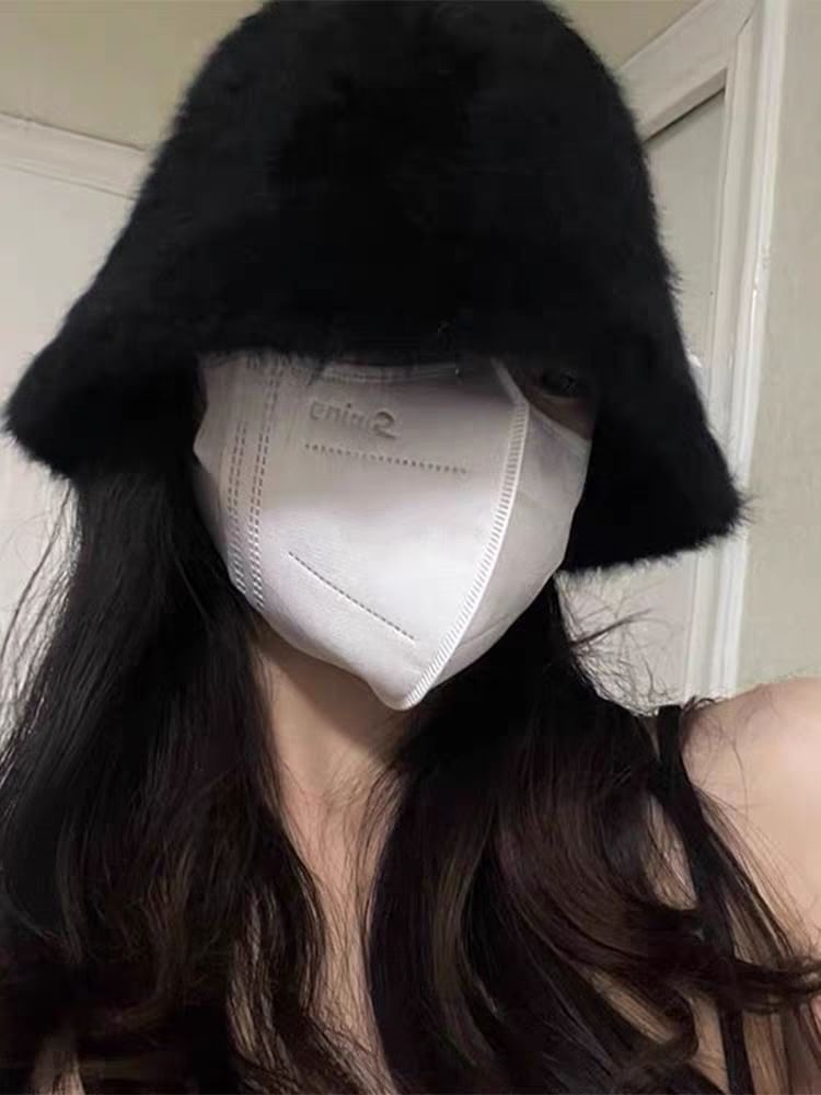 Bucket Hat Fluffy Plain