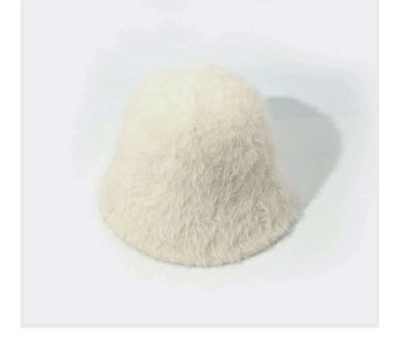 Bucket Hat Fluffy Plain