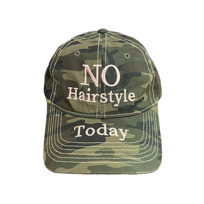 Camo Embroidered Baseball Letter Cap Print