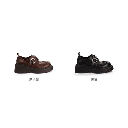 Platform Buckled Shoes