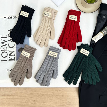 Großhandelsmuster Balaclava Set Einfache Handschuhe / Strick